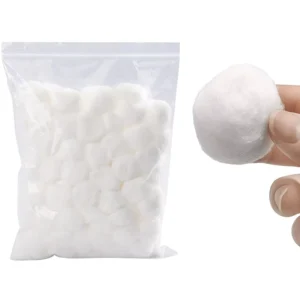 Dental Supplies Absorb Tooth Exudate Medical Surgical Cotton Ball Swab Pad Cotton Pad Surgical