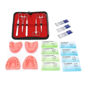 Dental Suture Training Kit Complete Set With Large Dental Pad Suture Practice Kit for Dental Students