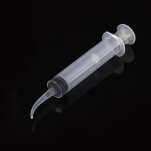 Dental Syringe Instrument Plastic PP 12ml Disposable Dental Bent Syringe