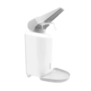 Desk Top Wall Mounted ABS 1000ml Elbow Hand Soap Dispenser with Refillable Bottle for Hospital Use