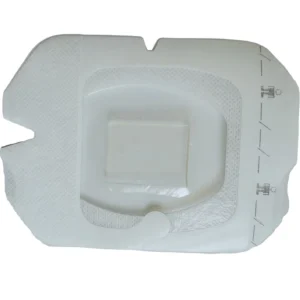 Dialysis Catheter Fixation Transparent Film Wound Dressing CHG IV Dressing With Hydrogel Pad