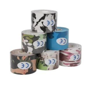 Different Colored Camouflage Patterns Self Adhesive Kinesiology Taping Ankle Knee Support Bandage for Ankles