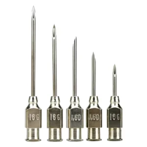 Different Size Luer Slip Veterinary Equipment Vaccination Needles 16g Reusable Pet Animal Veterinary Needle