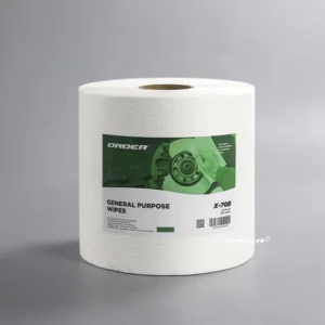 Direct Factory Custom Perforated Roll Disposable Industrial Workshop Cleaning Cloths Durable Polyester Embossed Free