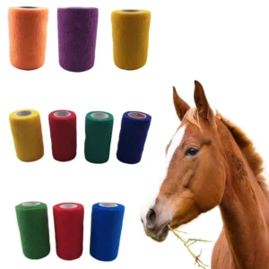 Direct Factory Supply CE Cohesive Elastic Horse Bandage Wrap ISO Quality Certified Made Cotton Nonwoven Free Samples Available