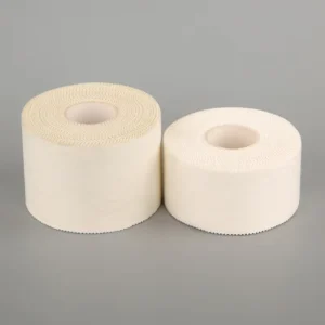 Direct Factory of Easy Tear Fixing Silk Adhesive Tape Soft Fabric Surgical Silk Tape 1/2′ 1”x10yds 2”x10yds