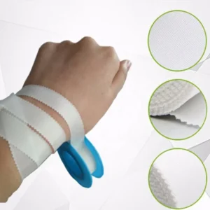 Direct Factory of Surgical Adhesive Silk Tape Roll with a Plastic Core White Color Skin Color