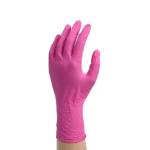 Direct Manufacture Pink Disposable Nitrile Gloves Non Sterile Nitrile Gloves