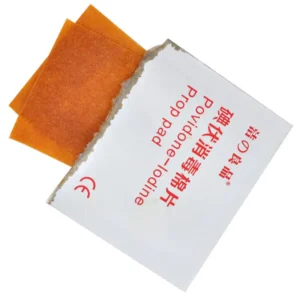 Disinfecting Povidone Iodine Non Woven 6x6cm Cleaning Wet Wipes
