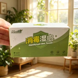 Disinfection Wipes Alcohol Free for Sensitive Skin Mild Non Woven 18cm*18cm Eco Friendly Individually Wrapped Extra Soft