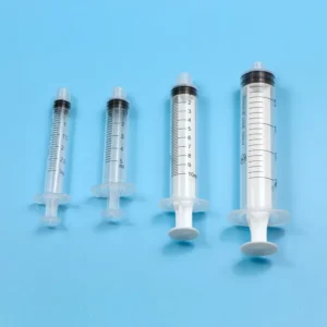 Disposable 1 3 5 10 20ml PP PC Veterinary Syringe Easy Use Puncture Vaccine Syringe for Pets Animals Plastic Medical Equipment