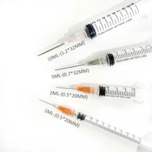 Disposable 1/3/5/10/20ml PP Veterinary Syringe Easy Use Puncture Vaccine Syringe Plastic Medical Equipment