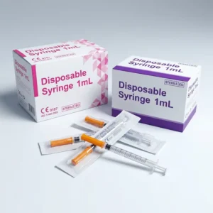 Disposable 1ml31G 8mm5 16 Inch Individually Packed 100 PCS Syringel 31g Box