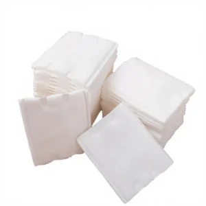 Disposable 3 Layer Soft 5×6 cm Biodegradable Super Soft Makeup Remover Cotton Pads Dental Cotton Roll Dental