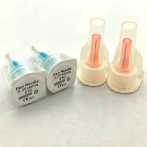 Disposable 31G Insulin Pen Needles 31*8mm 31*6mm Injection Needles Medical Four layer Protection Sterile 100 Pcs box Pet
