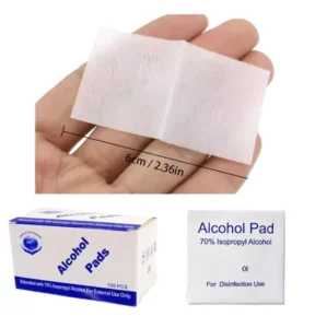 Disposable 70% Isopropyl Alcohol Prep Pads Sterile Alcohol Wipes for Medical Skin Disinfection