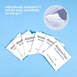 Disposable 75% Alcohol Antiseptic Disinfecting Wipes Cotton Pads Portable Cleansing Antimicrobial Made in China