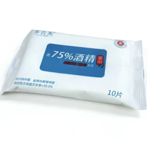 Disposable 75% Alcohol Sanitizing Wipes Soft Spunlace Non woven Fabric