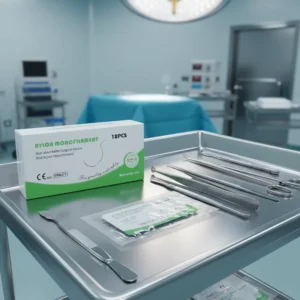Disposable Absorbable Sterilized Plastic Surgical Sutures Needle for Dogs