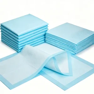Disposable Absorbent Under Pad with Soft Nonwoven Top Layer and PE Film Backing for Medical Bed Protection and Incontinence Care