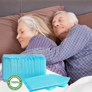 Disposable Absorbent Underpad Bamboo Biodegradable Nursing Pad Bed Pads Disposable Medical and Baby Care Underpad