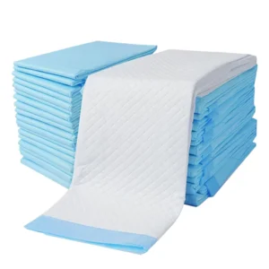 Disposable Adult Incontinent Pad for Nursing Patients Underpad Blue White