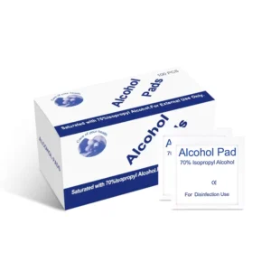 Disposable Alcohol Cotton Pads Alcohol Prep Pads 70% Isopropyl Individually Wrapped Wipes for Nail Cleaning Tool