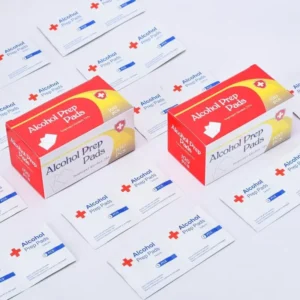 Disposable Alcohol Prep Pads Non woven 75% Isopropyl Alcohol Antiseptic Wipes Use for Disinfection Wound Care and Skin Clean
