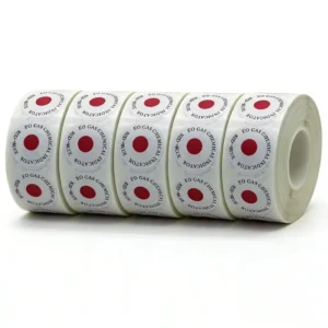 Disposable Autoclave Self Adhesive Paper Sterilization Stickers 1 in Core Dia Round EO Indicator Label