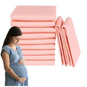 Disposable Bed Pads Manufacturer Non Woven Fabric 3 Ply Soft Cotton Like Top Sheet Anti Slip Design 60x90cm