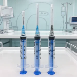 Disposable Bent Needle Tip Dental Irrigation Needle with Single/Double-Hole Stainless Steel and Plastic Consumables