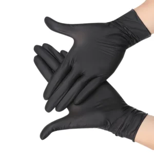 Disposable Black Safety Gloves Disposable Waterproof and Oil Proof Powder Free Pure Nitirile Multi Color Gloves
