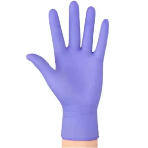 Disposable Blue Nitrile PVC Blend Examination Gloves Latex Free for Hand and Virus Protection With Anti-perspiration