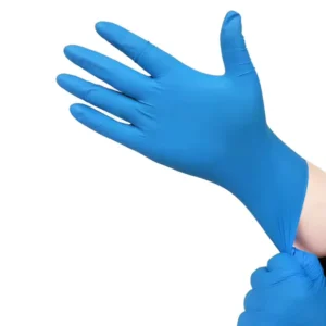 Disposable Blue Powder Free Nitrile Gloves for General Work Hand Protection Nitrile Examination Guanti in Nitrile Gloves