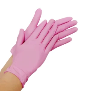 Disposable Blue Waterproof Nitrile Gloves Powder Free