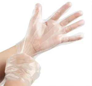 Disposable CPE Gloves Powder Free Food Safe Latex Free Plastic Gloves for Medical Cleaning and Food Handling