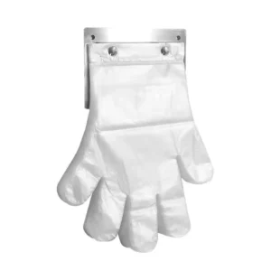 Disposable Clear HDPE Hanging Plastic Gloves Food Grade Embossed PE Gloves for Food Handling