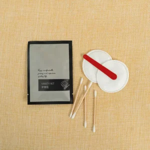 Disposable Cosmetic Cotton Swabs Bathroom Kit Individual Waterproof Packaging Custom Logo Hotels Travel Kits China