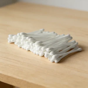 Disposable Cotton Swabs Bamboo Wood Stick Applicators for Daily Personal Hygiene Use