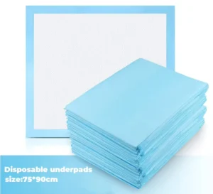 Disposable Cotton Ultra Thick and Absorbent Bed Pads CE ISO Certified for Hospital Home Use
