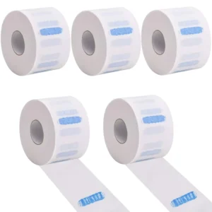 Disposable Crepe Paper Single Side Neck Ruffle Jumbo Roll for Barber Salon Use
