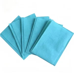 Disposable Dental Consumables Colored 3 layer or 2 layer Waterproof Paper Pads Oral Hygiene Custom Dental Bibs