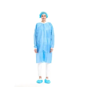 Disposable Dustproof Gown Thicken Protective Work Isolation Clothes Coverall Clothing Dental Anti oil Stain Nursing Labour Gown