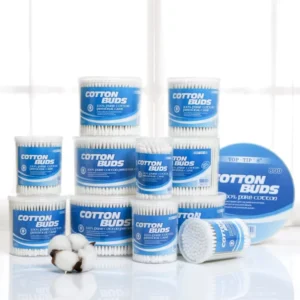 Disposable Eco Friendly Natural Cotton Swab Paper Stick Cotton Ear Buds