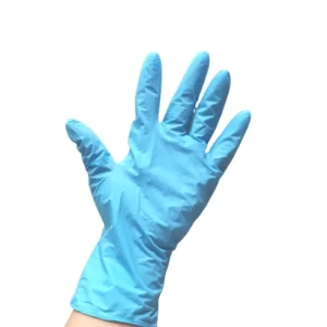 Disposable Eco Friendly Powder Free Nitrile Gloves 100pcs Per Box Industrial Grade Safety Gloves in Blue