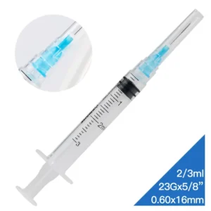 Disposable Eco Friendly Syringe Needle Medical Syringe with Needle for Human and Animal Use in Veterinary Clinics