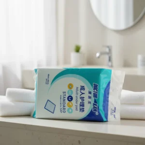 Disposable Elderly Hospital Underpads White Adult Incontinence High Absorbency 4 Ply Non woven Fabric Bed Pad