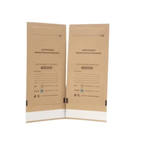 Disposable Flat Medical Paper EO Steam Sterilized Sterilization Pouch Salon Beauty 75*180mm 100*230mm 130*200mm 3 Year Shelf