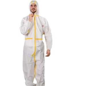 Disposable Full Body Safety Clothing Type 5 6 Microporous Jumpsuit Coverall Medical Protective Mining Coverall