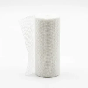 Disposable Gauze Bandage Roll With Tape 4 Inch Rolled Gauze Wrap Breathable Gauze Wrap for Clinic First Aid